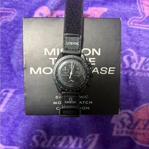 🍡Omega X Swatch Mission To The Moonphase - New Moon Watch